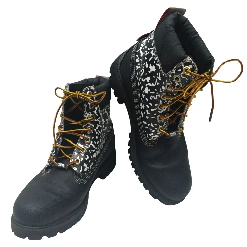 TIMBERLAND MEN'S DESUS & MERO X TIMBERLAND WATERPROOF 6-INCH BOOTS A2N9R SIZE: 8